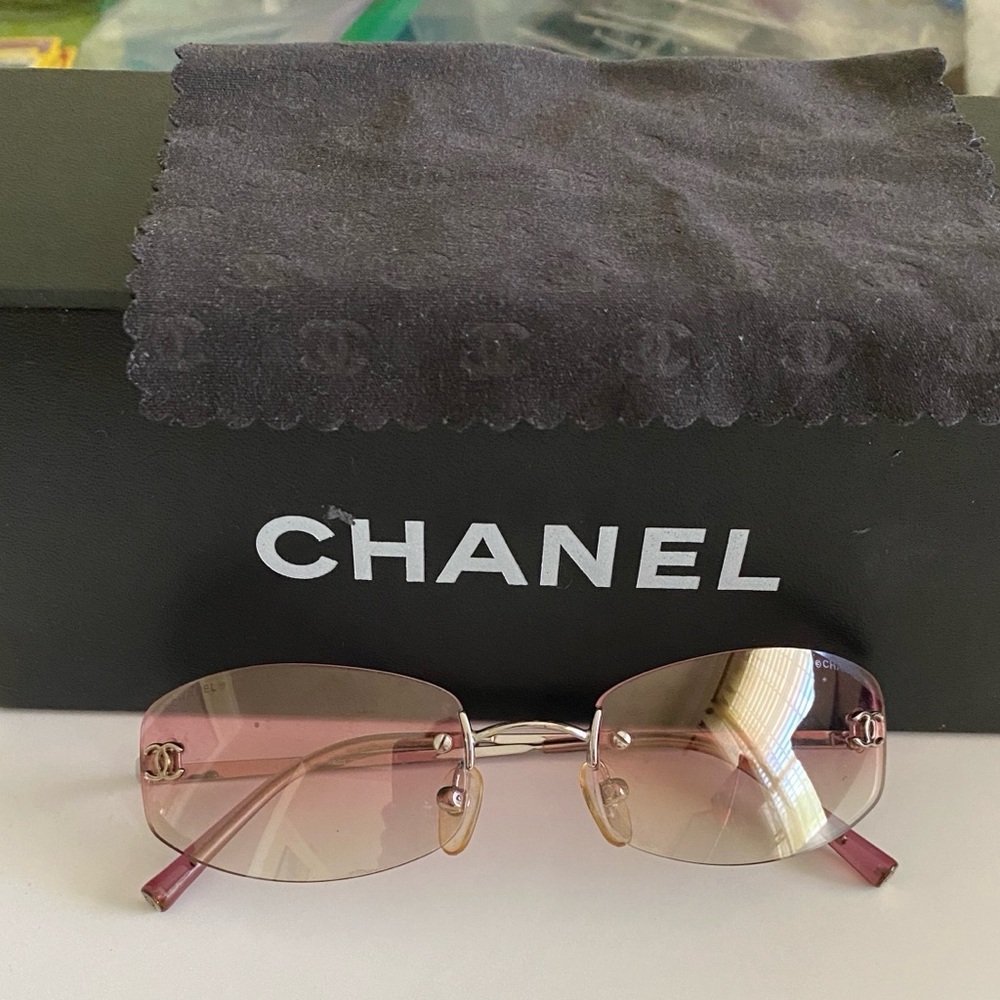 Chanel Pink Sunglasses